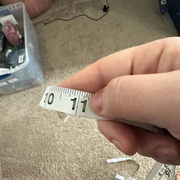 Elie Tahari wide leg shimmer knit woven slacks smokey blue elastic waist size 12 - Picture 12 of 16